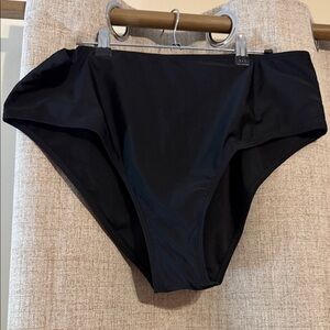 SHEIN Classic High-Waist Black Bikini Bottoms 2X